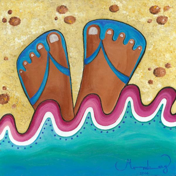 Dry_and_hot_feet_art_painting
