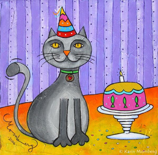 Happy-cats-day-painting