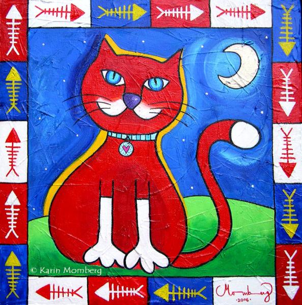 The_white_gloves_cat_painting